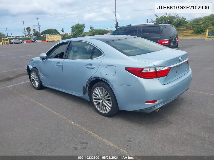 2014 Lexus Es 350 VIN: JTHBK1GGXE2102900 Lot: 40233900