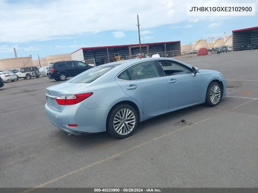 2014 Lexus Es 350 VIN: JTHBK1GGXE2102900 Lot: 40233900