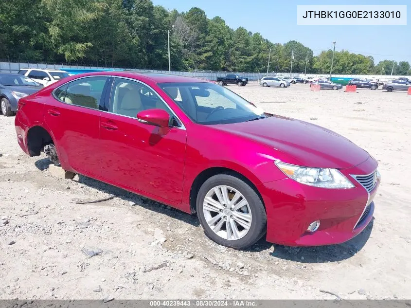 2014 Lexus Es 350 VIN: JTHBK1GG0E2133010 Lot: 40239443