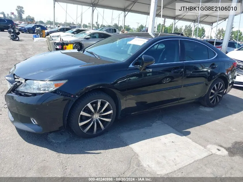 2014 Lexus Es 350 VIN: JTHBK1GG8E2106010 Lot: 40240998