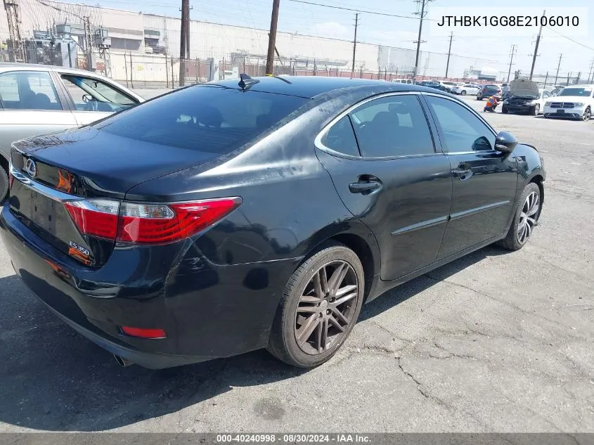 2014 Lexus Es 350 VIN: JTHBK1GG8E2106010 Lot: 40240998