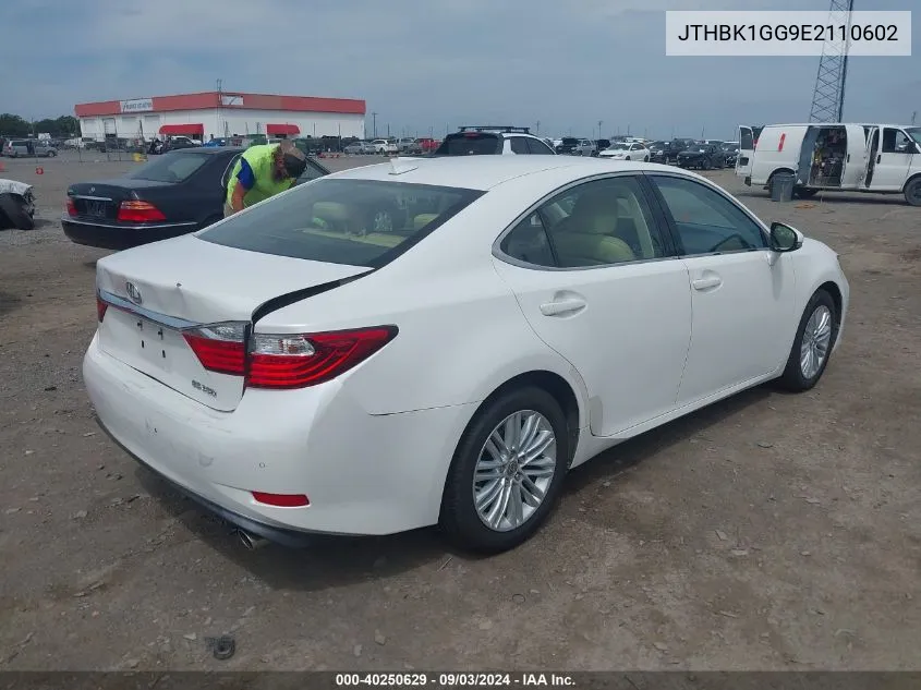 2014 Lexus Es 350 VIN: JTHBK1GG9E2110602 Lot: 40250629