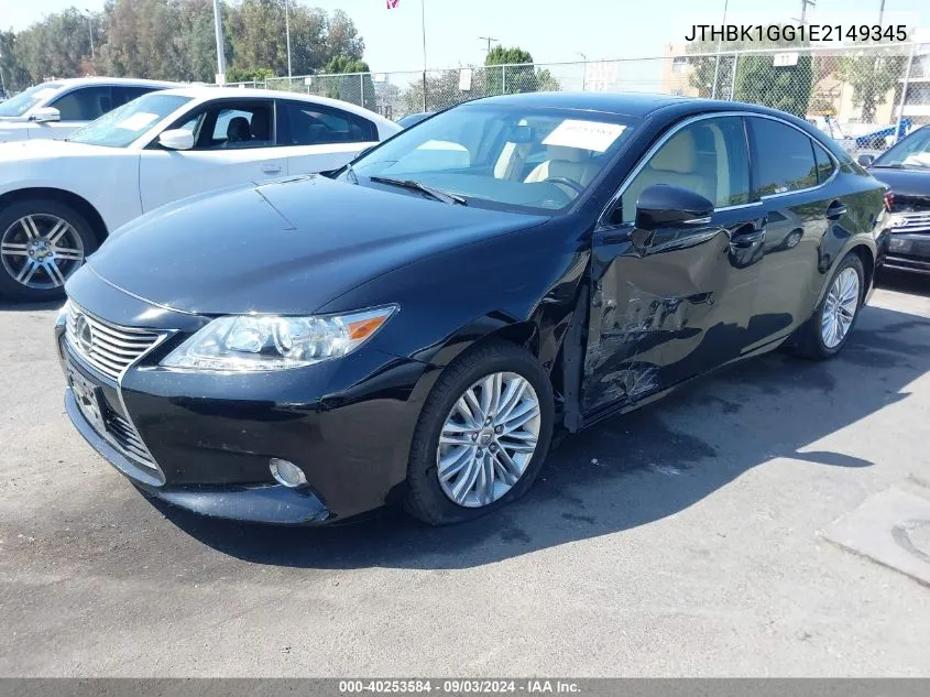 JTHBK1GG1E2149345 2014 Lexus Es 350