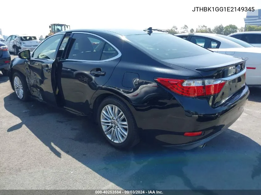 JTHBK1GG1E2149345 2014 Lexus Es 350