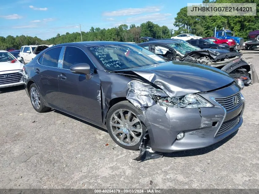 JTHBK1GG7E2144201 2014 Lexus Es 350