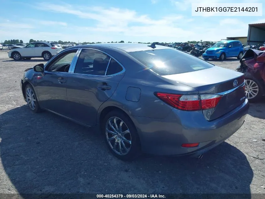 2014 Lexus Es 350 VIN: JTHBK1GG7E2144201 Lot: 40254379