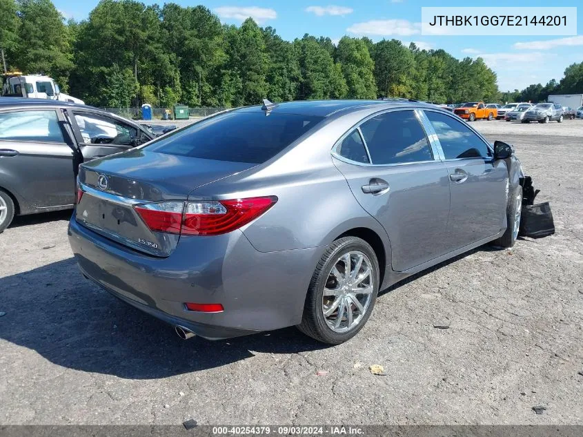 2014 Lexus Es 350 VIN: JTHBK1GG7E2144201 Lot: 40254379