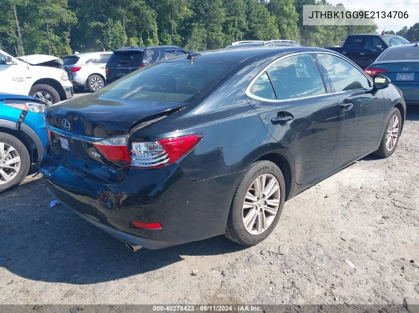 2014 Lexus Es 350 VIN: JTHBK1GG9E2134706 Lot: 40275423