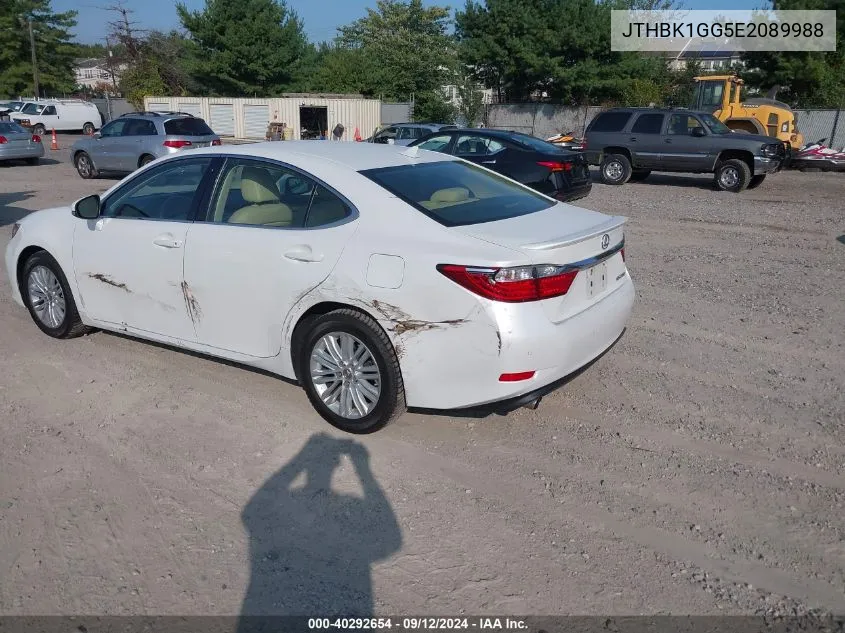 JTHBK1GG5E2089988 2014 Lexus Es 350