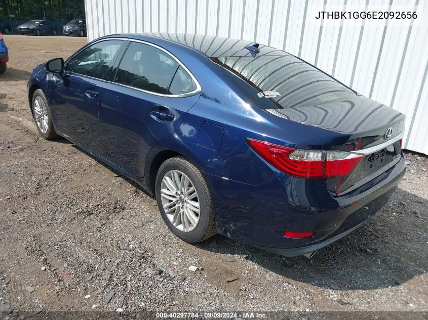 JTHBK1GG6E2092656 2014 Lexus Es 350