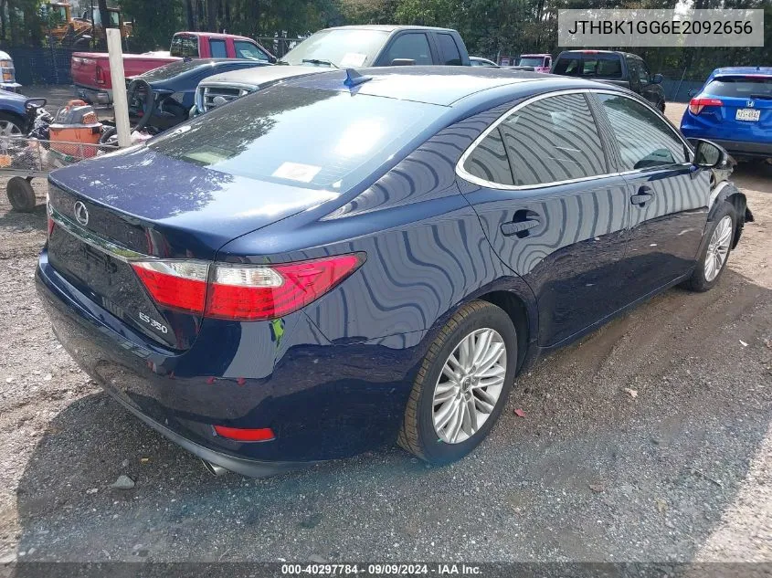 JTHBK1GG6E2092656 2014 Lexus Es 350