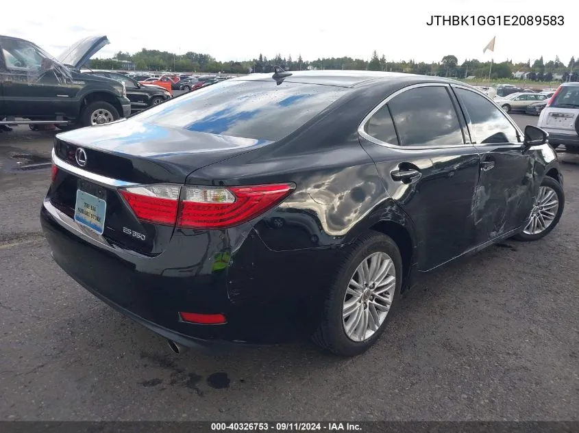 JTHBK1GG1E2089583 2014 Lexus Es 350