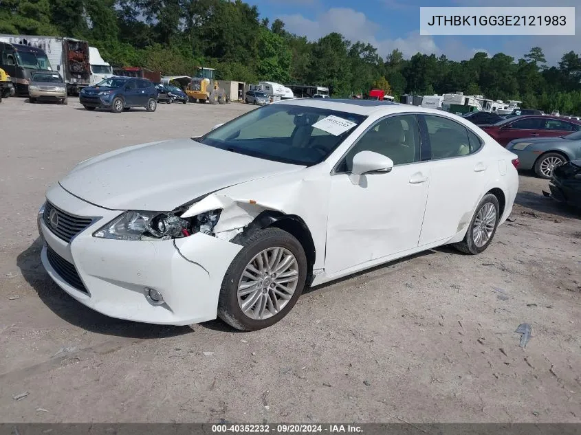 JTHBK1GG3E2121983 2014 Lexus Es 350