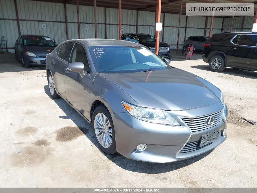 2014 Lexus Es 350 VIN: JTHBK1GG9E2136035 Lot: 40354376