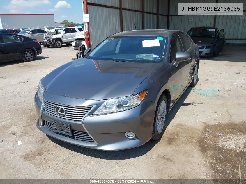 2014 Lexus Es 350 VIN: JTHBK1GG9E2136035 Lot: 40354376