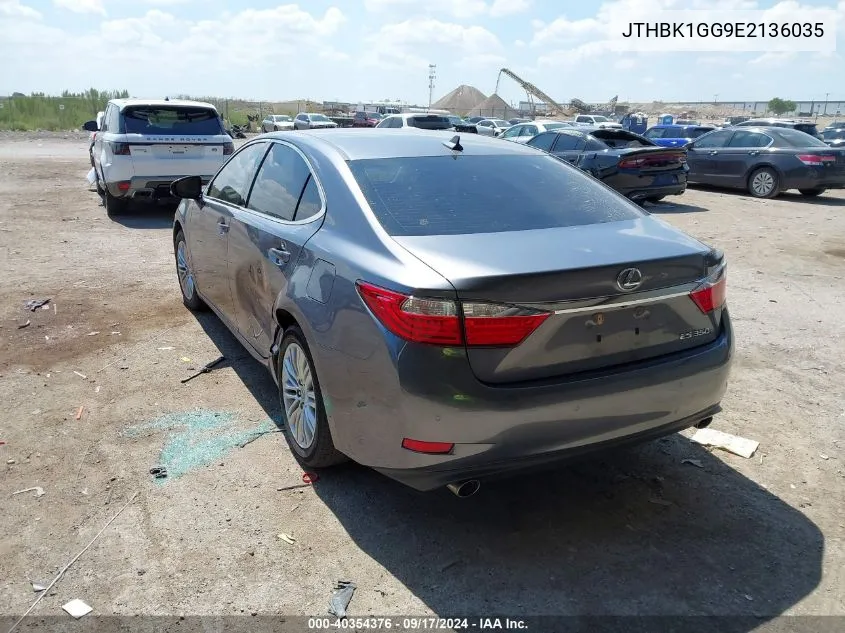 2014 Lexus Es 350 VIN: JTHBK1GG9E2136035 Lot: 40354376