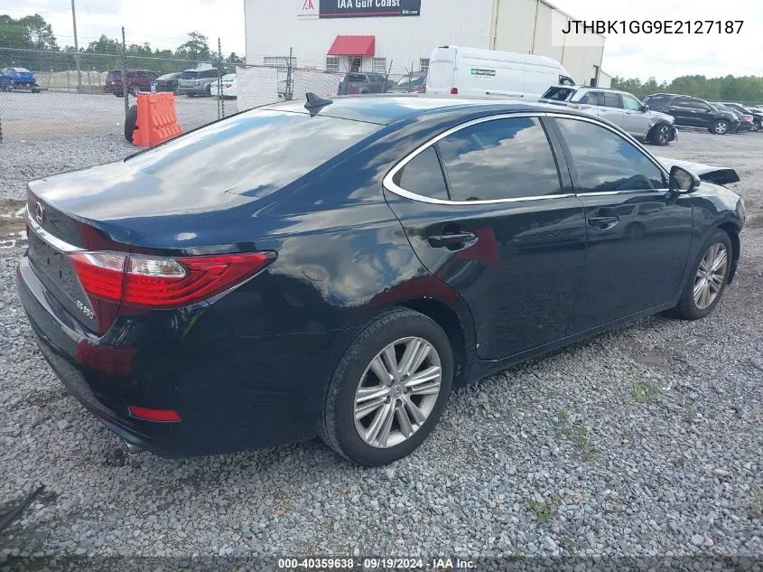 JTHBK1GG9E2127187 2014 Lexus Es 350