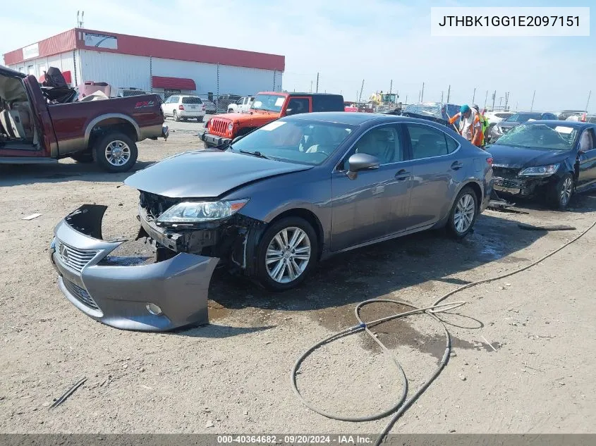 2014 Lexus Es 350 VIN: JTHBK1GG1E2097151 Lot: 40364682