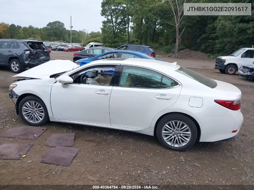 JTHBK1GG2E2091617 2014 Lexus Es 350