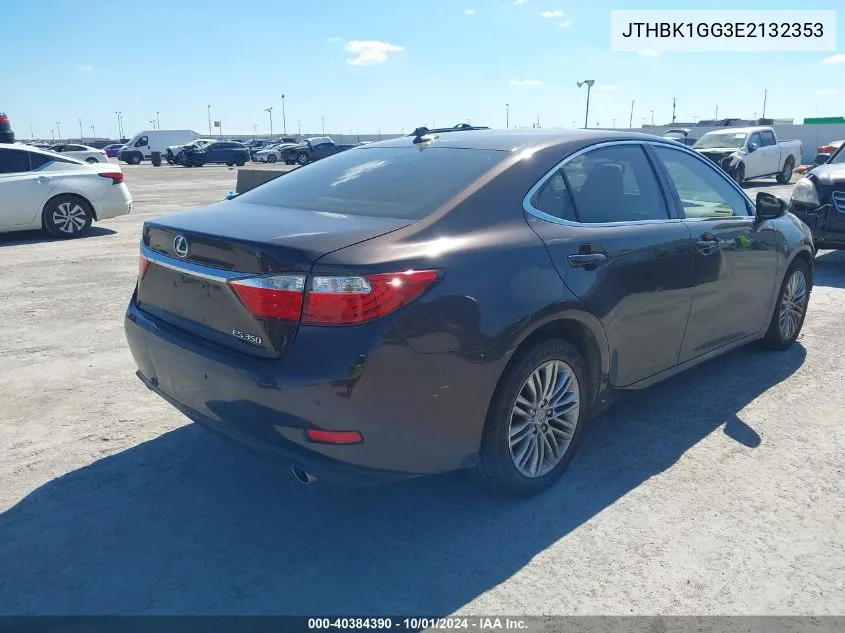 JTHBK1GG3E2132353 2014 Lexus Es 350