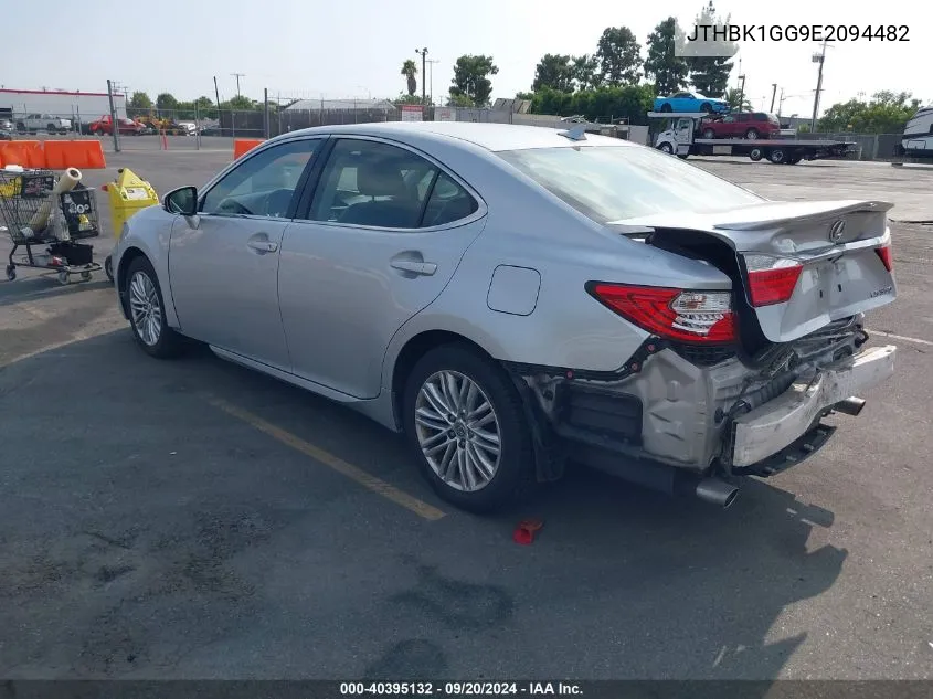 2014 Lexus Es 350 VIN: JTHBK1GG9E2094482 Lot: 40395132