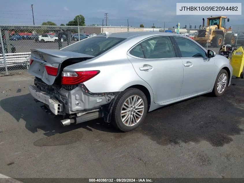 2014 Lexus Es 350 VIN: JTHBK1GG9E2094482 Lot: 40395132