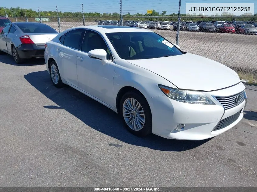 2014 Lexus Es 350 VIN: JTHBK1GG7E2125258 Lot: 40416640