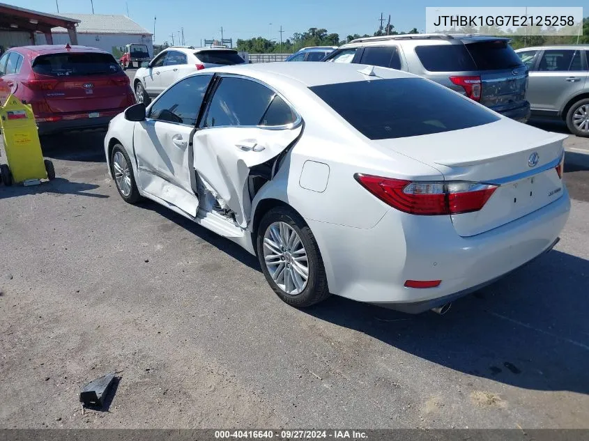 JTHBK1GG7E2125258 2014 Lexus Es 350