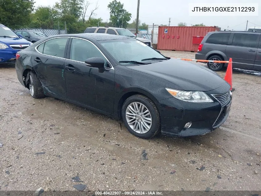 JTHBK1GGXE2112293 2014 Lexus Es 350