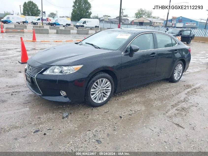 JTHBK1GGXE2112293 2014 Lexus Es 350