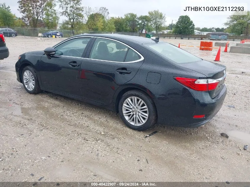 2014 Lexus Es 350 VIN: JTHBK1GGXE2112293 Lot: 40422907