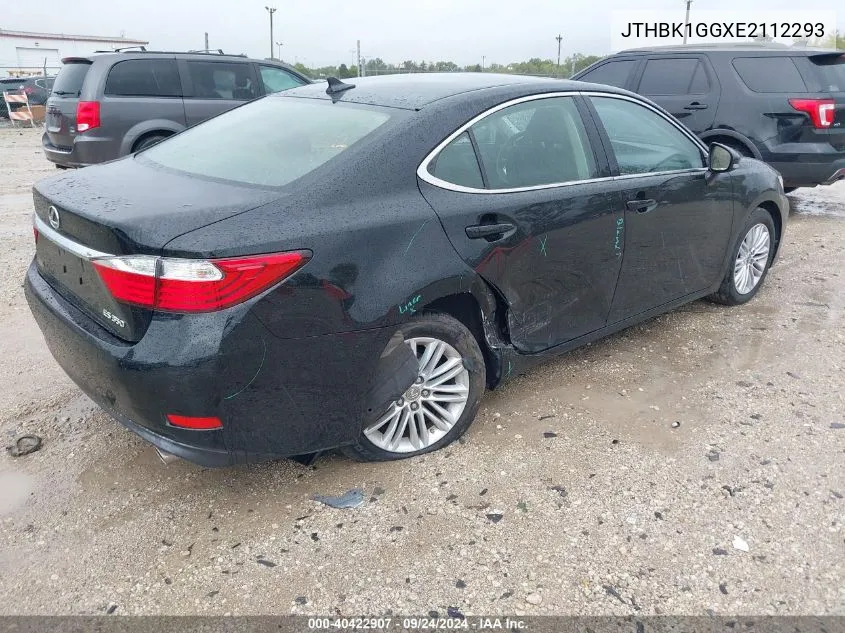 2014 Lexus Es 350 VIN: JTHBK1GGXE2112293 Lot: 40422907