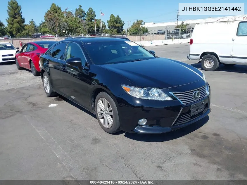 JTHBK1GG3E2141442 2014 Lexus Es 350