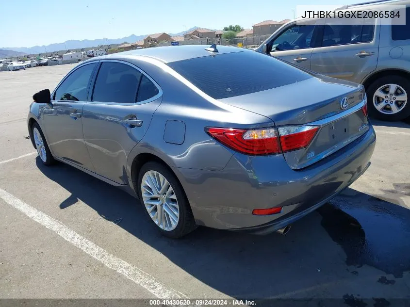 2014 Lexus Es 350 VIN: JTHBK1GGXE2086584 Lot: 40430520