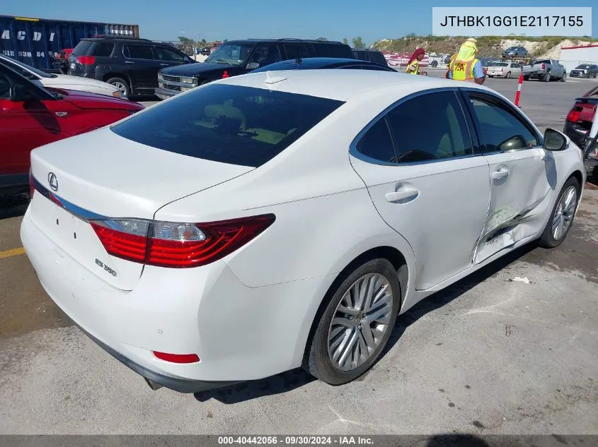 2014 Lexus Es 350 VIN: JTHBK1GG1E2117155 Lot: 40442056