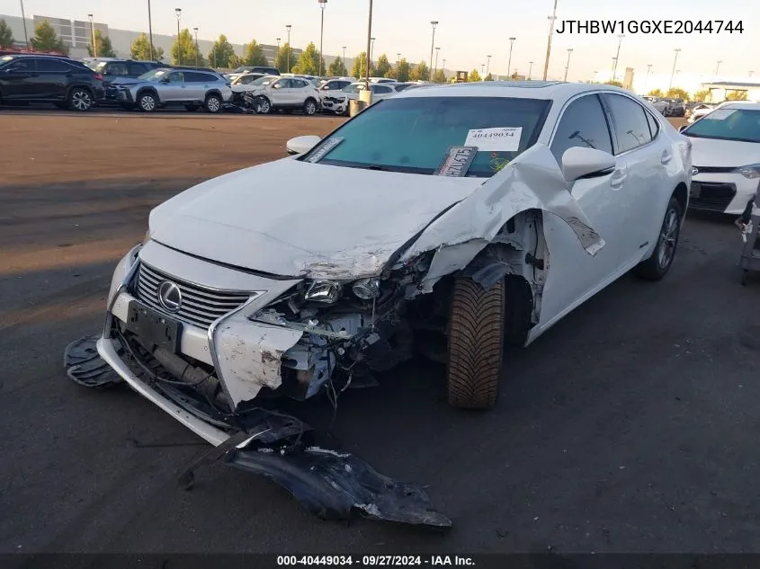 2014 Lexus Es 300H VIN: JTHBW1GGXE2044744 Lot: 40449034