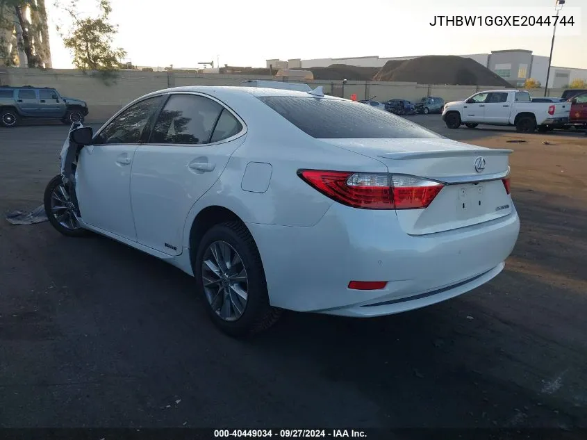 JTHBW1GGXE2044744 2014 Lexus Es 300H