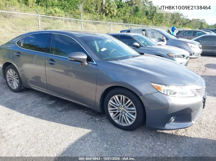 JTHBK1GG9E2138464 2014 Lexus Es 350