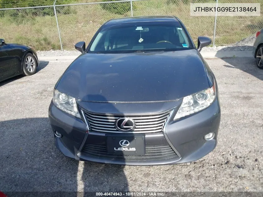 JTHBK1GG9E2138464 2014 Lexus Es 350