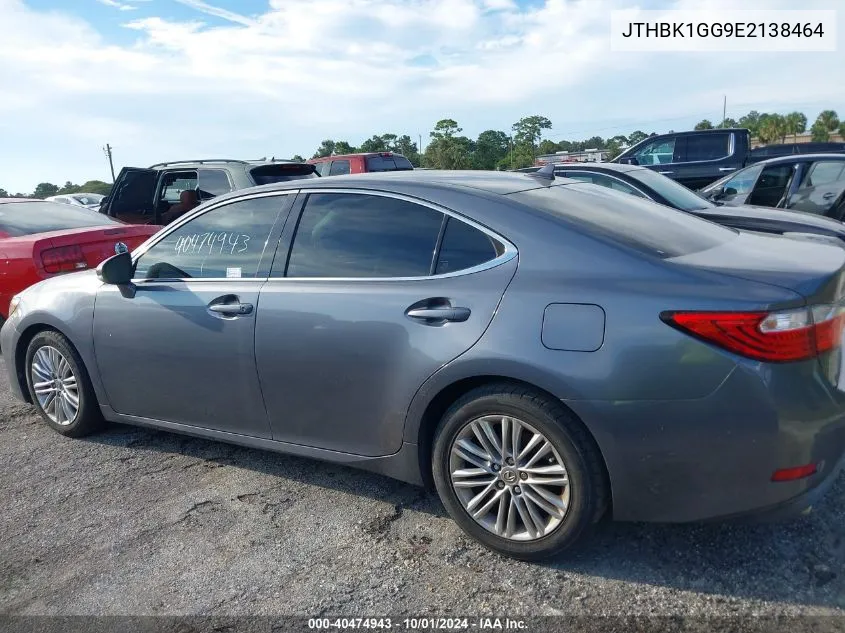 2014 Lexus Es 350 VIN: JTHBK1GG9E2138464 Lot: 40474943