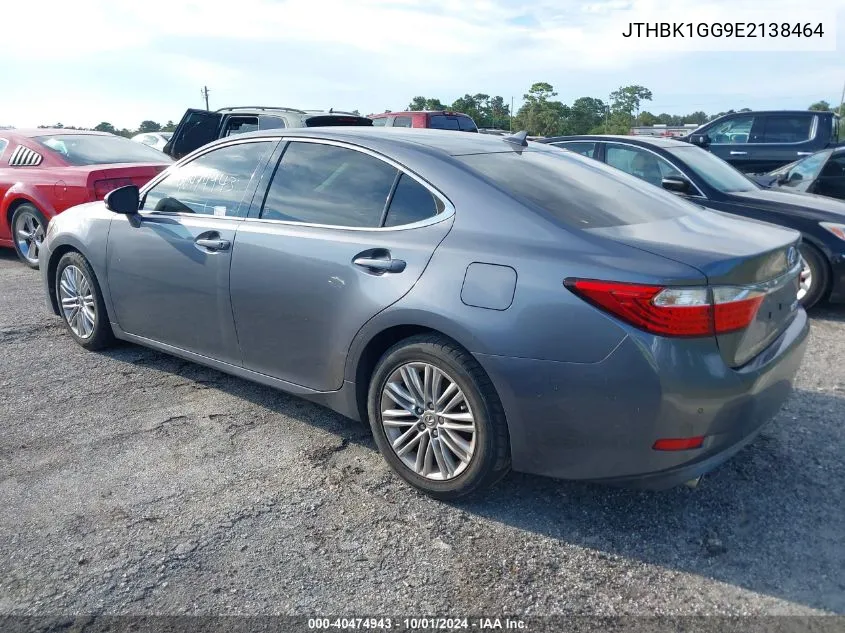 2014 Lexus Es 350 VIN: JTHBK1GG9E2138464 Lot: 40474943