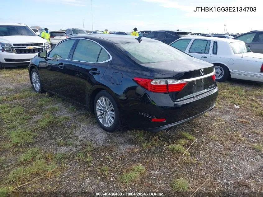 2014 Lexus Es 350 VIN: JTHBK1GG3E2134703 Lot: 40486439