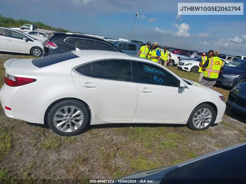 2014 Lexus Es 300H VIN: JTHBW1GG5E2062794 Lot: 40487373