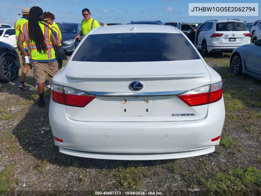 2014 Lexus Es 300H VIN: JTHBW1GG5E2062794 Lot: 40487373