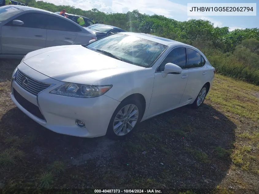 2014 Lexus Es 300H VIN: JTHBW1GG5E2062794 Lot: 40487373