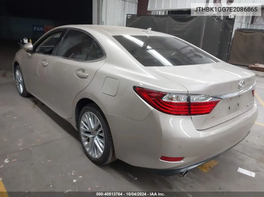 JTHBK1GG7E2086865 2014 Lexus Es 350 350