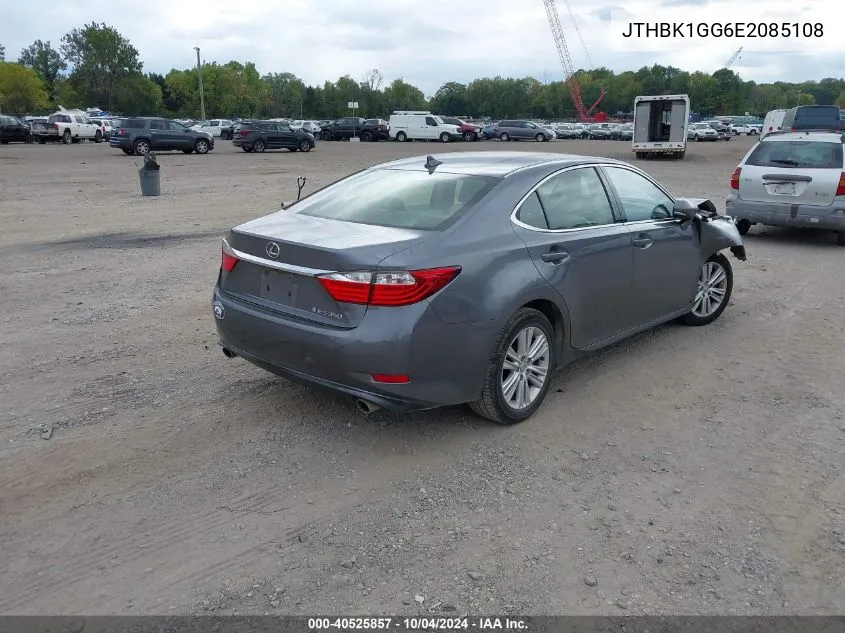 2014 Lexus Es 350 VIN: JTHBK1GG6E2085108 Lot: 40525857