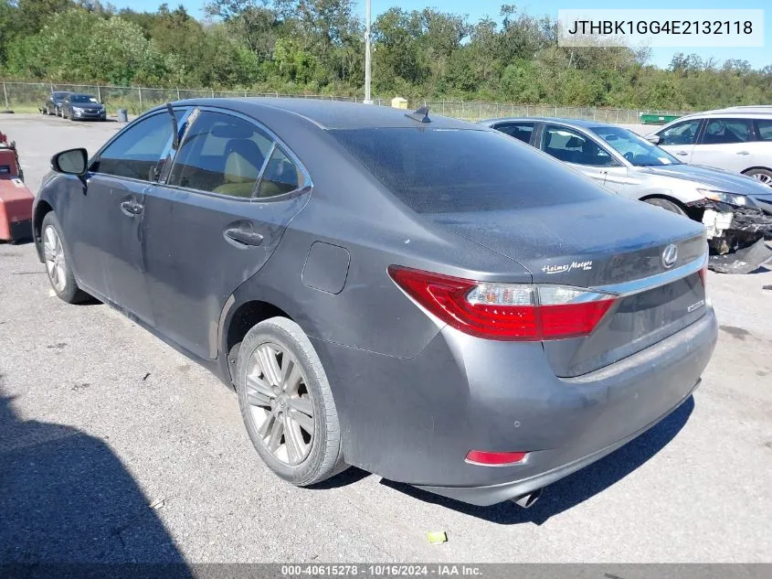 JTHBK1GG4E2132118 2014 Lexus Es 350