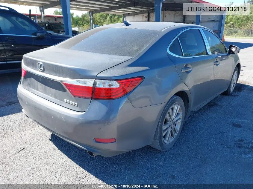 JTHBK1GG4E2132118 2014 Lexus Es 350