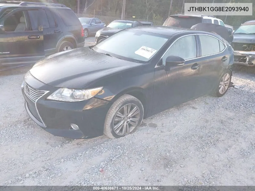 2014 Lexus Es 350 VIN: JTHBK1GG8E2093940 Lot: 40638671